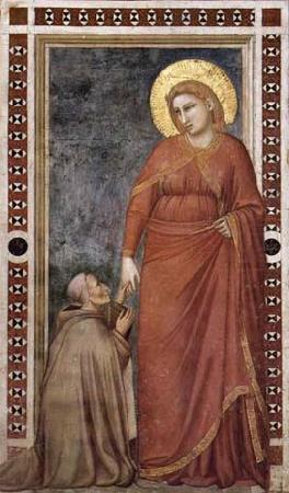 GIOTTO di Bondone Mary Magdalene and Cardinal Pontano china oil painting image